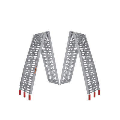 ATV Folding Ramp: 1500LBS/Pair, 226cm, Perforated Anti-Slip for Off-Road/Beach