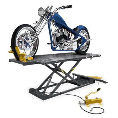 Scissor 1500lbs โต๊ะยกรถจักรยานยนต์ไฮดรอลิกไฟฟ้า