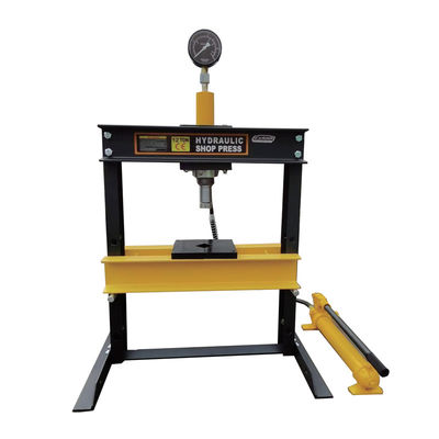 12-Tonne Hydraulic Shop Press With Gauge For Metal Shaping+ Eye-Level Gauge