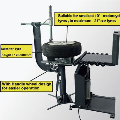 Workshop Tyre Lifting & Changer Combo, Fits 10" - 21" Tyres, Easy Operation
