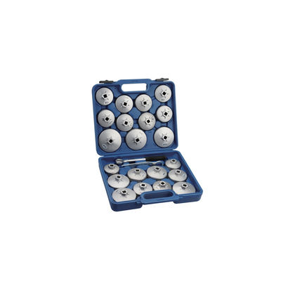 23-PCS Cap Type Oil Filter Wrench Set อลูมิเนียมสลัดสําหรับซ่อมรถยนต์ / DIY ทนทาน